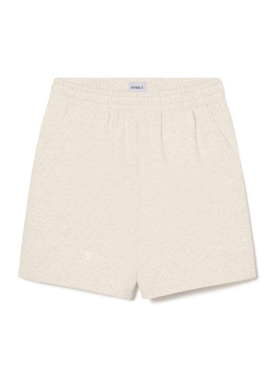 Logo Fleece Shorts, Ash Grey / XS, Bottoms - Brownlee