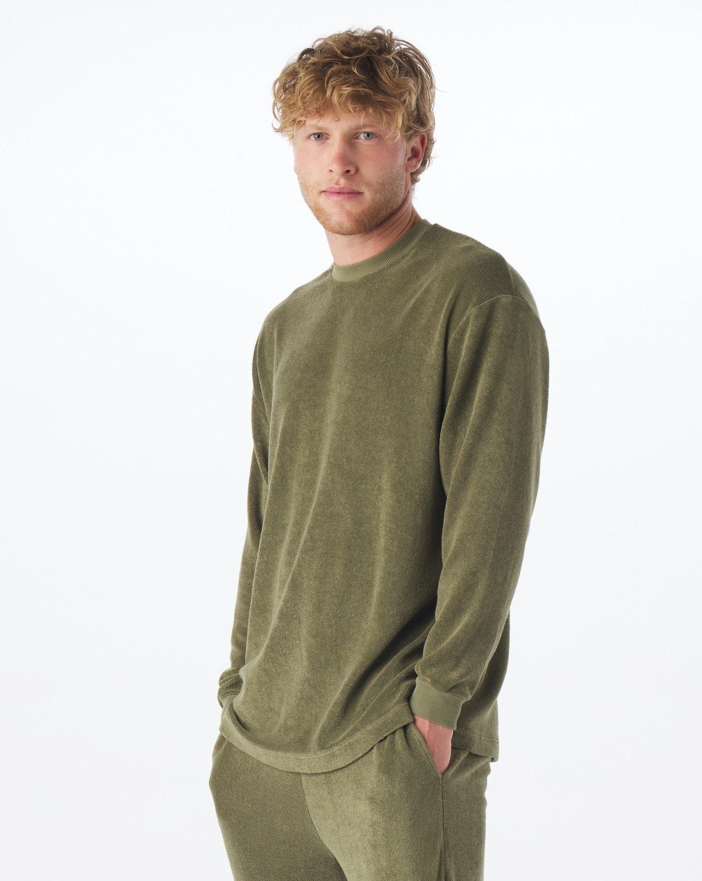 Men's Loop Terry Sweater – Brownlee