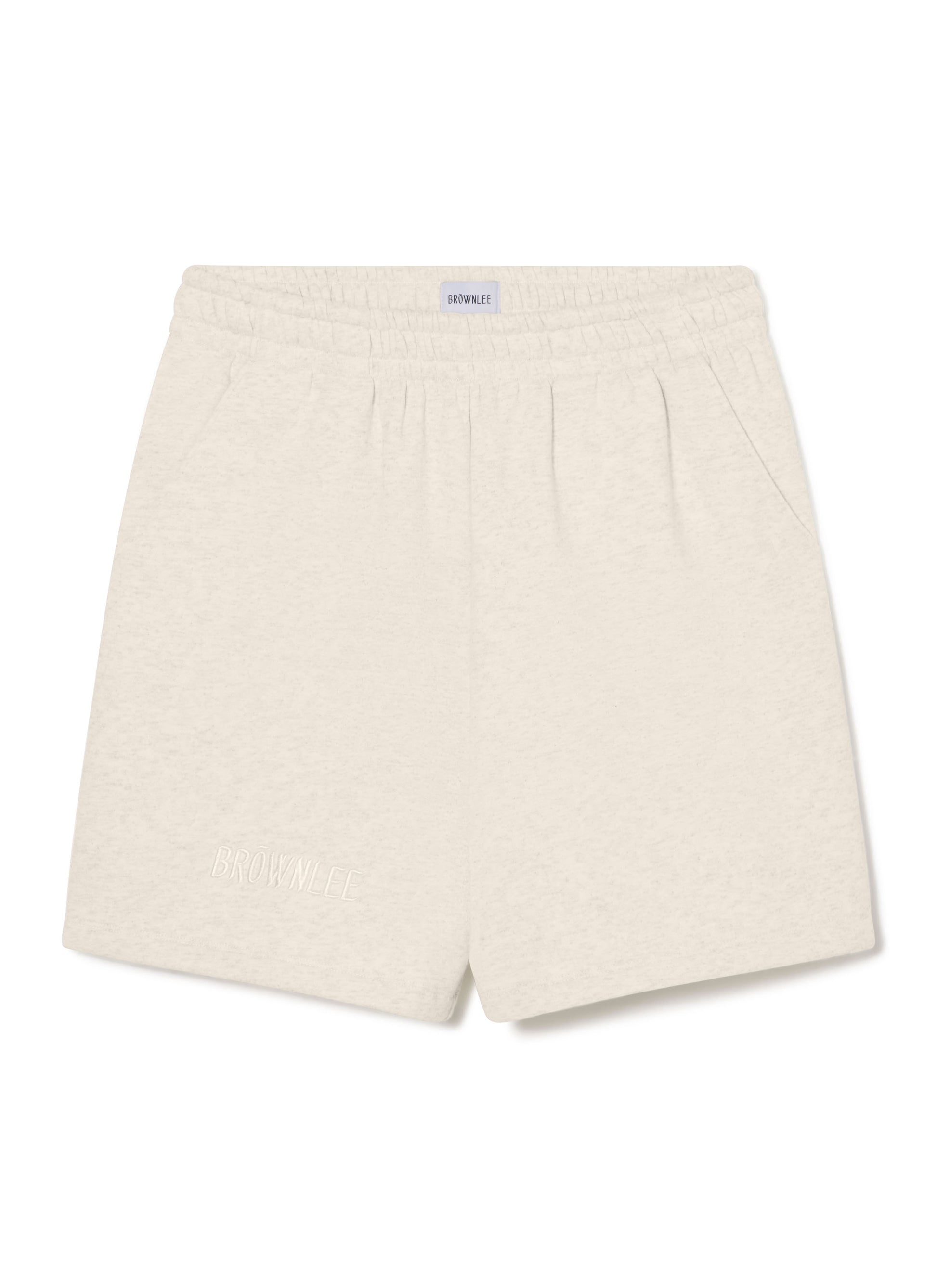 Logo Fleece Shorts, Ash Grey / XS, Bottoms - Brownlee